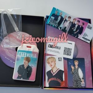 BTS WORLD CD Album + 1 Photobook + 1 Double sided photocard + 1 Game coupon etc